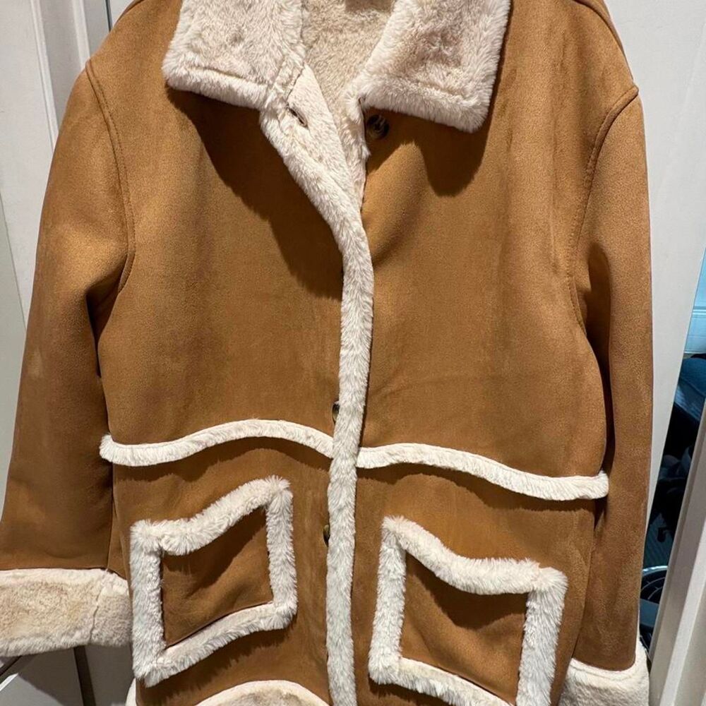 Sonoma-goods-for-life Women's Tan and Brown Coat
